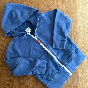 Crewcuts cotton zippered hoodie sweatshirt